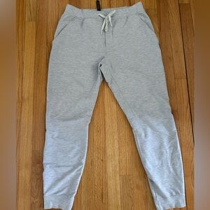 Lululemon City Sweat Joggers. Color: Gray. Size: Large. EUC.